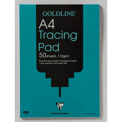 Clairefontaine Goldline Heavyweight Tracing Pad, A4, 112 gsm, 50 Sheets