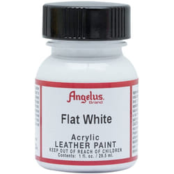 Angelus Brand Acrylic Leather Paint - Flat White - 1oz