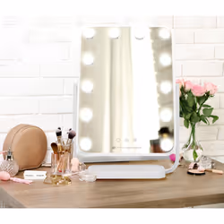 Rio MMHD-EU makeup mirror Freestanding Rectangular White