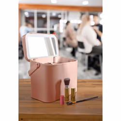 Rio CSBL makeup compact case Peach