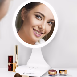 Rio MMWC makeup mirror Freestanding Round White - Additional view 6