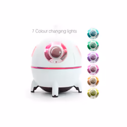 Rio Spaceship Explorer Childrens Essential Oil Diffuser & Night Light - Additional view 4