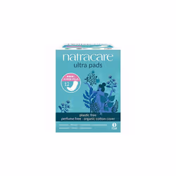 Natracare Organic And Natural Ultra Pads Super Plus- 12 x Packs of 12 (144 Pads)