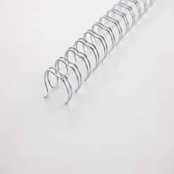 GBC WireBind Binding Wires 3:1 No6 9.5mm A4 White (100) - Additional view 4