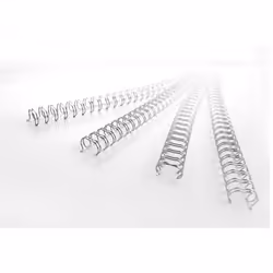 GBC WireBind Binding Wires 3:1 No6 95mm A4 Silver (100) - Additional view 5