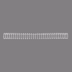 GBC WireBind Binding Wires 3:1 No8 12.5mm A4 White (100)