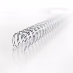 GBC WireBind Binding Wires 3:1 No8 12.5mm A4 Silver (100)