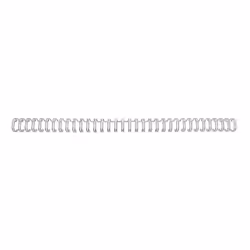 GBC WireBind Binding Wires 3:1 No9 14mm A4 Silver (100), Silver, 125 sheets, Metal, A4, 1.4 cm, 280 mm