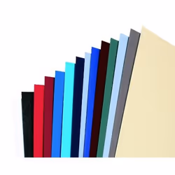 GBC LeatherGrain Binding Covers 250gsm A4 Blue (100) - Additional view 2