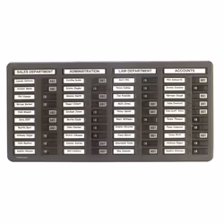 Indesign 40 Names In/Out Board Grey WPIT40I PS80016