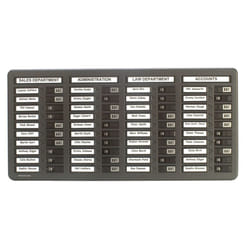 Indesign 40 Names In/Out Board Grey WPIT40I PS80016