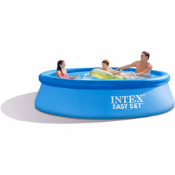 Intex 8ft Pool Easy Set Swimming Pool + Filter Pump c/w Solar Cover