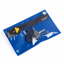 Versapak Key Storage Wallet With T Bond Seal 245mmx152mm Blue - ZF1-BL