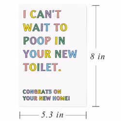 Funny New Home Card New House Card Homeowner Card Cheeky Joke Cards Fo