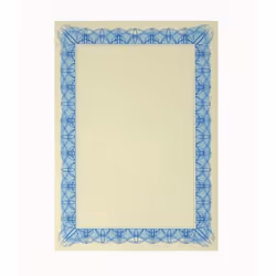 Computer Craft Certificate Paper A4 90gsm Blue (Pack 30) - CCC2000