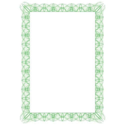 Computer Craft Certificate Paper A4 90gsm Reflex Green (Pack 30) - CCC