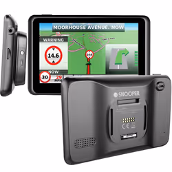 Snooper Ventura PRO S6900 navigator Fixed 17.8 cm (7") LCD Touchscreen 322 g Black
