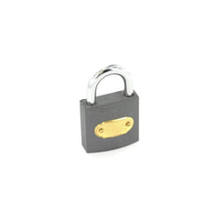 Securit S1121 Tricircle Iron Padlock Brass Cylinder 38mm Pack Of 1
