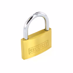 Securit - Brass Padlock with 3 Keys - 35mm