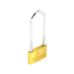 Securit - Brass Padlock Long Shackle - 50mm