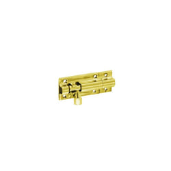 Securit - Brass Door Bolt 1" Wide - 50mm