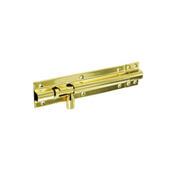 Securit - Brass Door Bolt 1" Wide - 100mm
