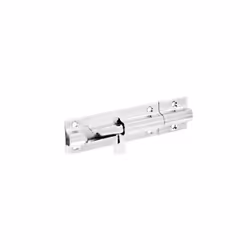 Securit - Chrome Door Bolt 1" Wide - 75mm