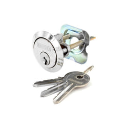 Securit - Chrome Plated Spare Cylinder with 3 Keys - Universal