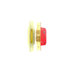 Securit - 5 Lever Sashlock - 75mm Brass Plated