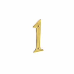 Securit - Brass Numeral No.1 - 75mm