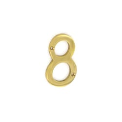 Securit - Brass Numeral No.8 - 75mm