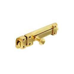 Securit - Brass Door Bolt Heavy - 100mm