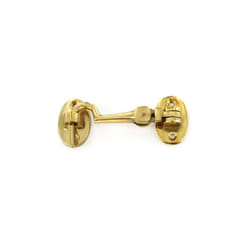 Securit - Brass Cabin Hook Silent Type - 100mm