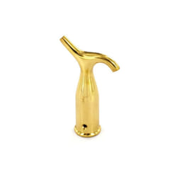 Securit - Brass Pole Hook - 125mm