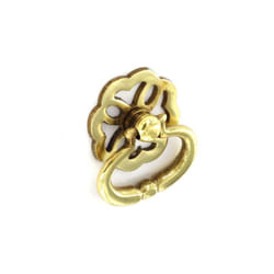 Securit - Brass Ring Pull Handles Fancy (2) - 38mm