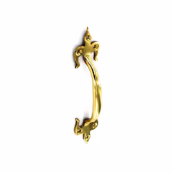 Securit - Brass Fleur-De-Lys Handle - 175mm