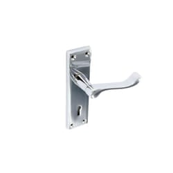 Securit - Chrome Scroll Lock Handles (Pair) - 150mm