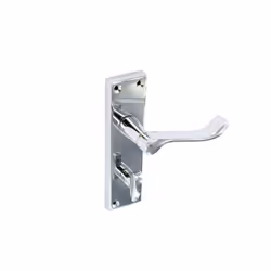 Securit - Chrome Scroll Bathroom Handles (Pair) - 150mm