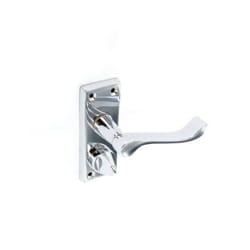Securit - Chrome Scroll Privacy Handles (Pair) - 105mm