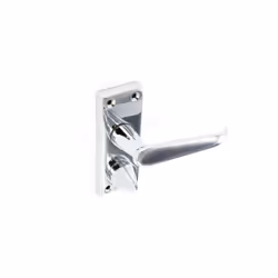 Securit - Chrome Flat Privacy Handles (Pair) - 105mm