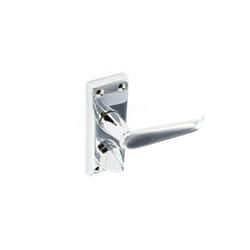 Securit - Chrome Flat Privacy Handles (Pair) - 105mm