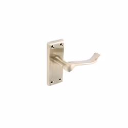 Securit - Brushed Nickel Scroll Latch Handles (1 Pair) - 100mm