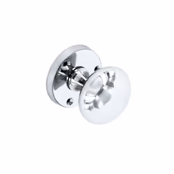 Securit - Chrome Mortice Knobs Round (Pair) - 60mm