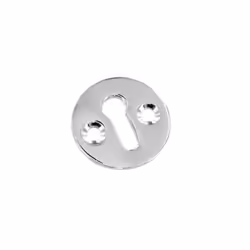 Securit - Chrome Escutcheon Plain - 35mm