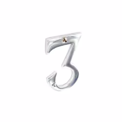 Securit - Chrome Numeral 75mm - 3
