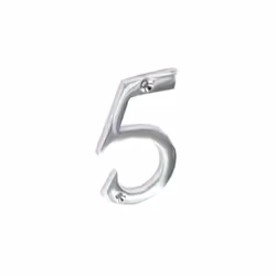 Securit - Chrome Numeral 75mm - 5