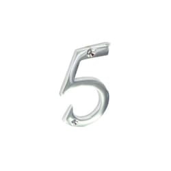 Securit - Chrome Numeral 75mm - 5