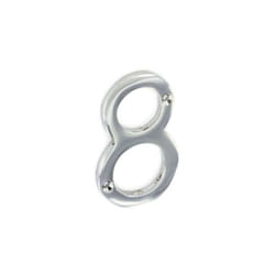 Securit - Chrome Numeral 75mm - 8