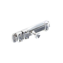 Securit - Chrome Heavy Door Bolt - 100mm