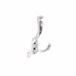 Securit - Chrome Triple Coat Hook - 125mm